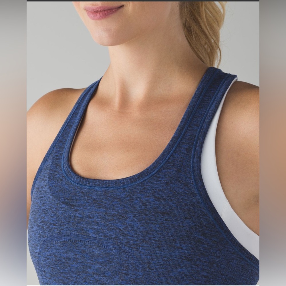 Lululemon Swiftly Tech Racerback
Black / Sapphire Blue - Picture 2 of 7
